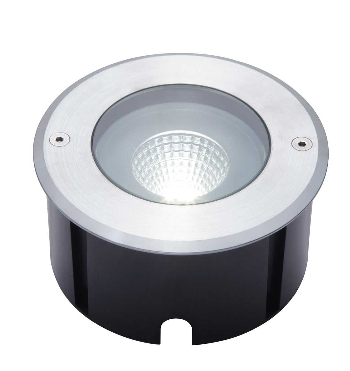 Lutec Denver LED Bodeneinbauleuchte edelstahl IP65 1030lm 15-5x9x15-5cm