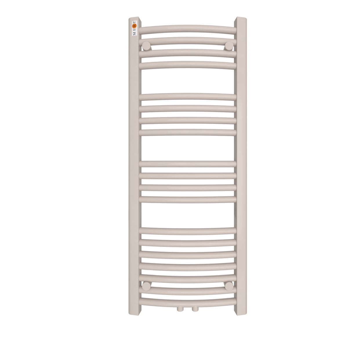 MERT Badheizkrper Standard gebogen 400 x 1000 mm mit Mittelanschluss- blau