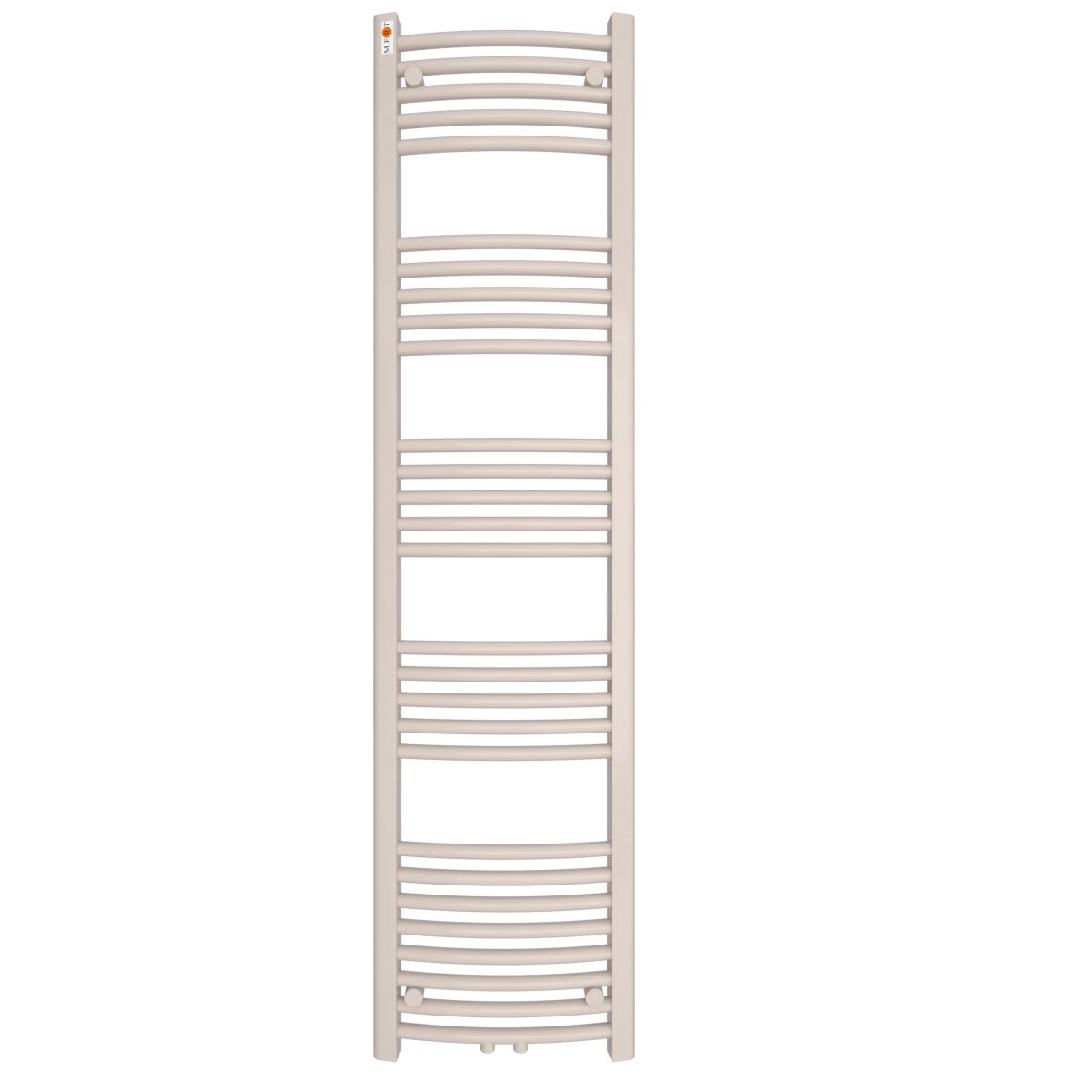 MERT Badheizkrper Standard gebogen 400 x 1600 mm mit Mittelanschluss- blau unter Mert Radiator