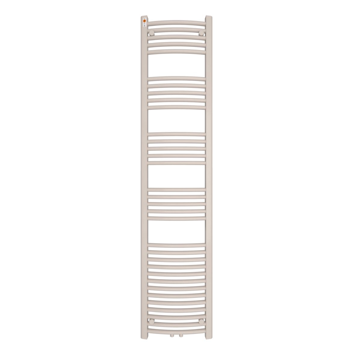 MERT Badheizkrper Standard gebogen 400 x 1800 mm mit Mittelanschluss- schwarzgrau unter Mert Radiator