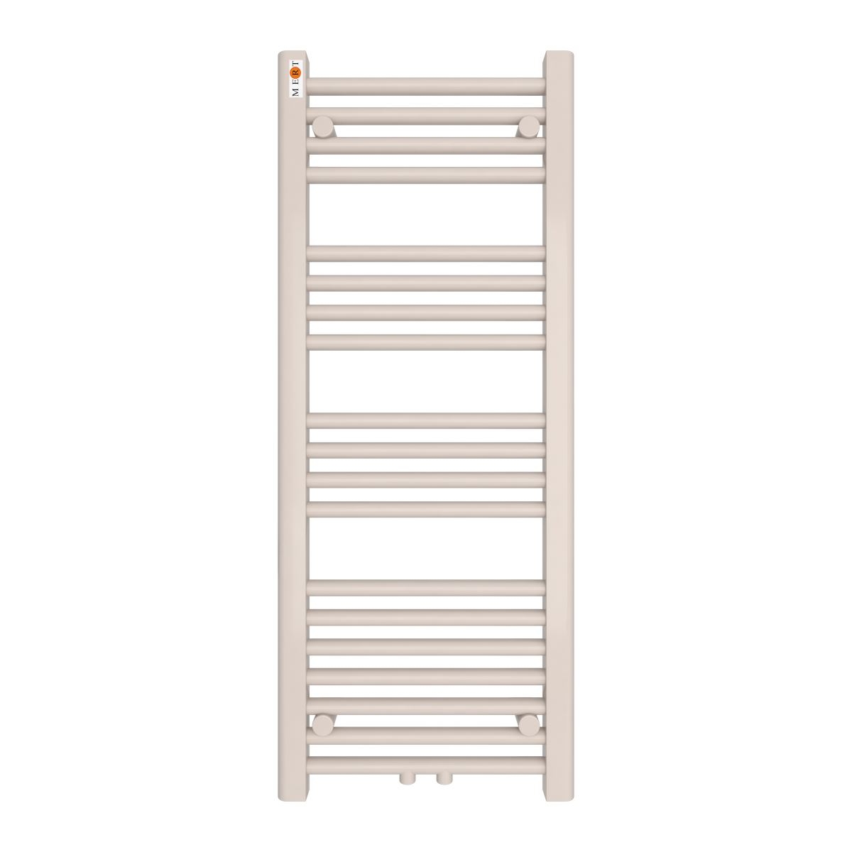 MERT Badheizkrper Standard gerade 400 x 1000 mm mit Mittelanschluss- silbergrau