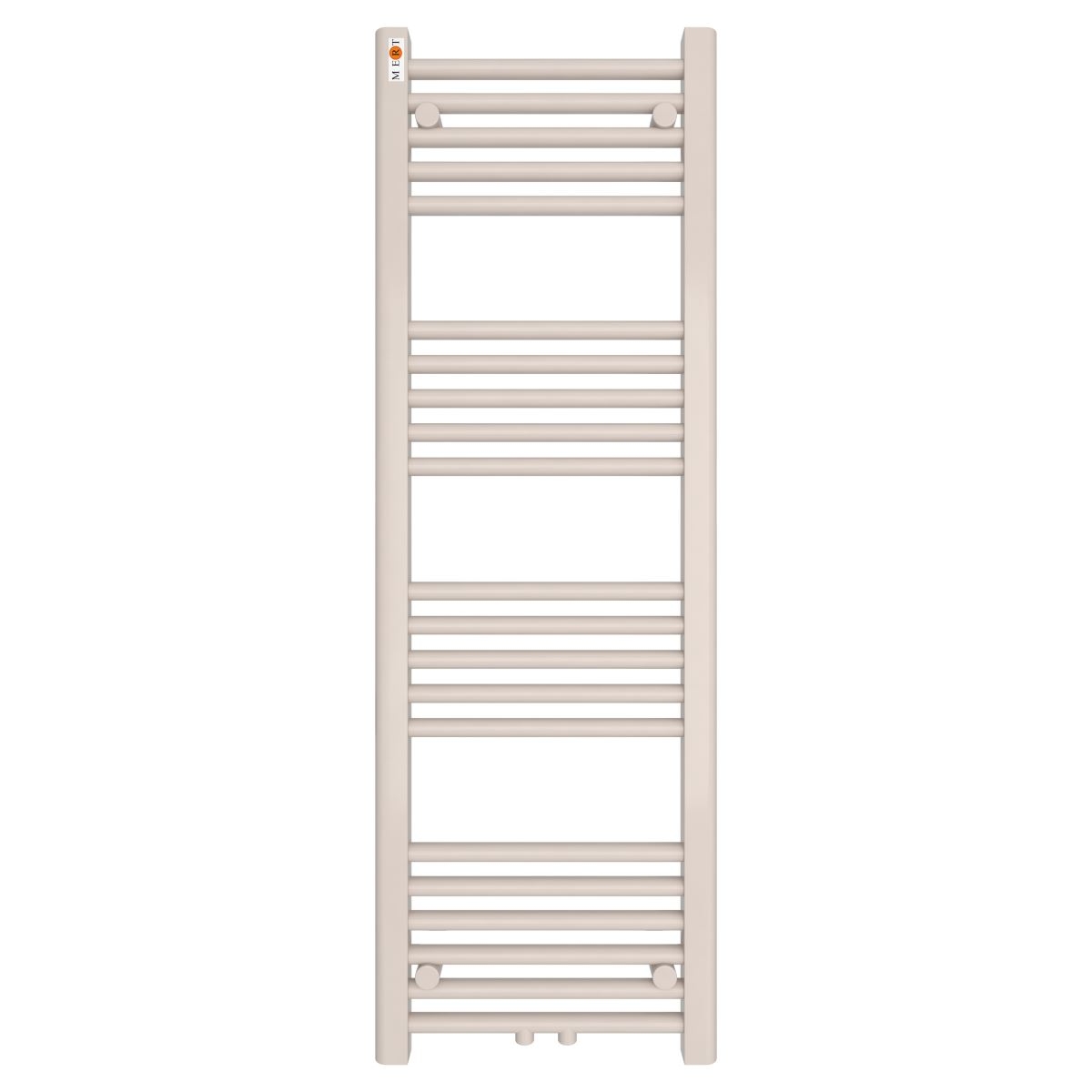 MERT Badheizkrper Standard gerade 400 x 1200 mm mit Mittelanschluss- schwarz