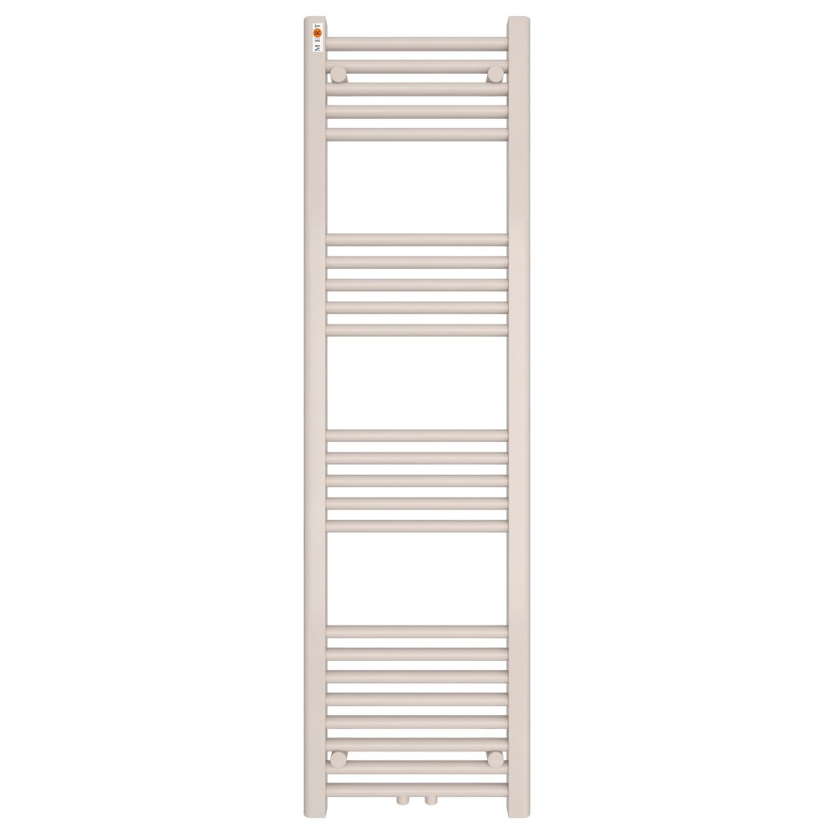 MERT Badheizkrper Standard gerade 400 x 1400 mm mit Mittelanschluss- silbergrau