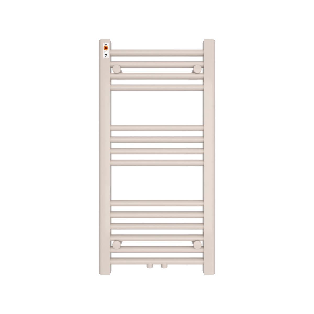 MERT Badheizkrper Standard gerade 400 x 800 mm mit Mittelanschluss- schwarz