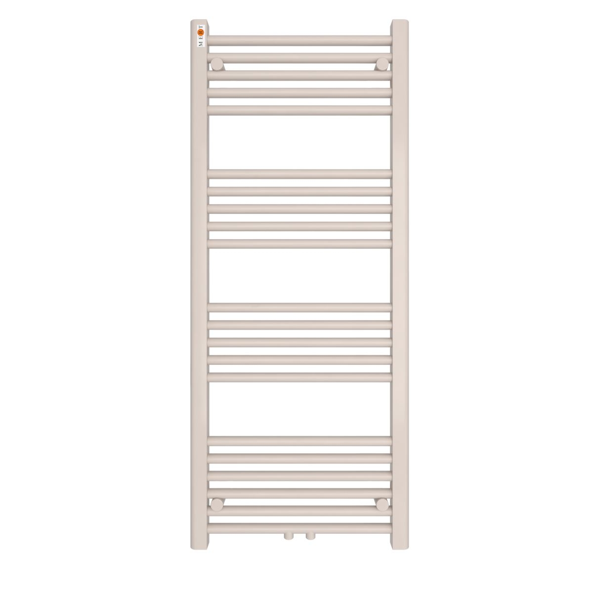 MERT Badheizkrper Standard gerade 500 x 1200 mm chrom mit Mittelanschluss