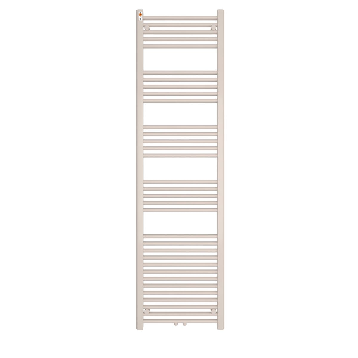 MERT Badheizkrper Standard gerade 500 x 1800 mm mit Mittelanschluss- silbergrau