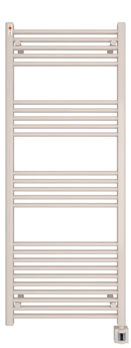 MERT Elektro Standard Badheizkrper Gerade 600 x 1600 mm incl- Regler und Heizpatrone- schwarz