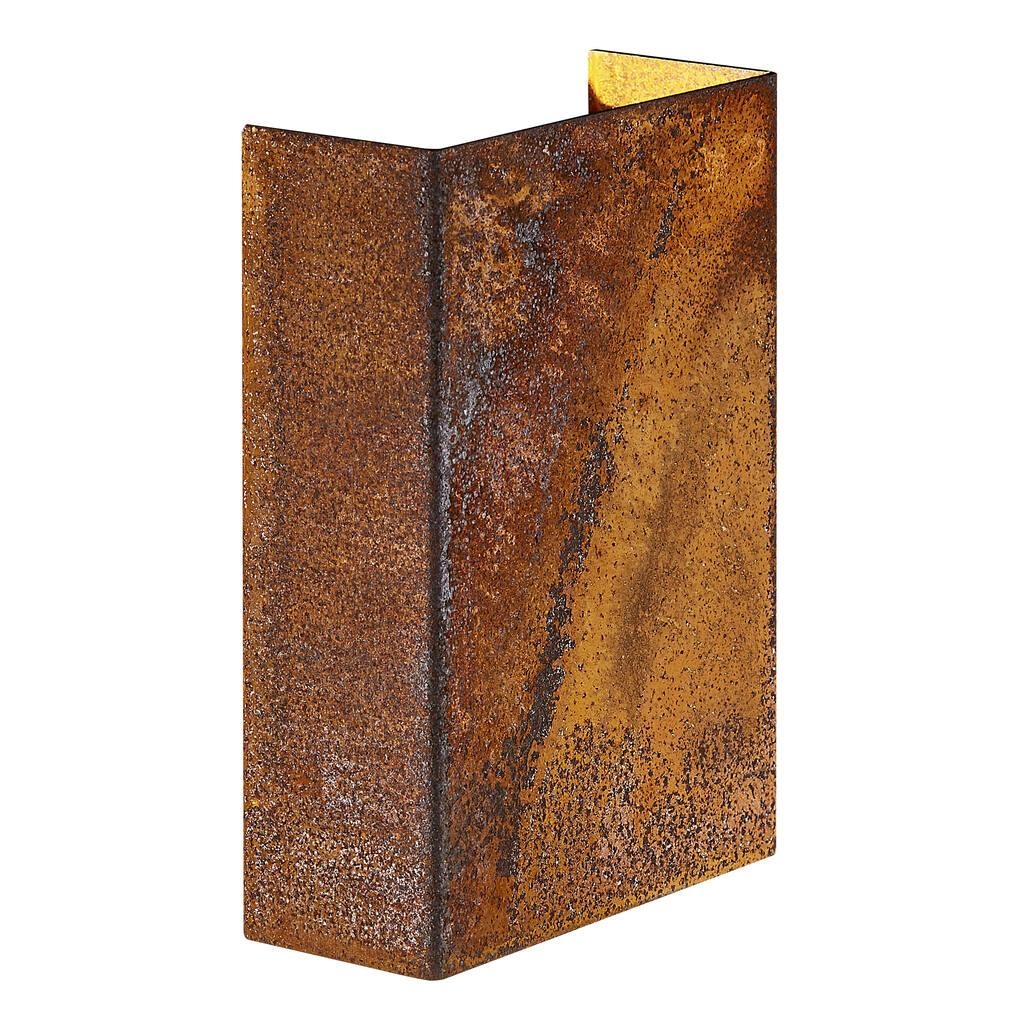 Nordlux Fold 10 Aussen Wandleuchte LED 2x200lm corten inkl- Schablonen