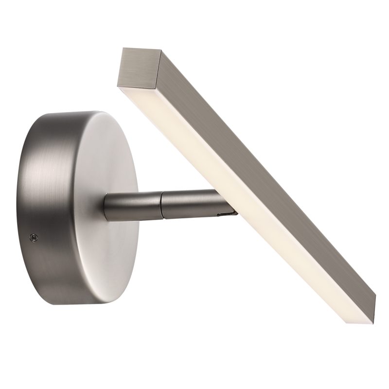Nordlux IP S13 - 40cm Bad Spiegelleuchte gebrstet Stahl unter Spiegelleuchten > Wohnraumleuchten > Beleuchtung