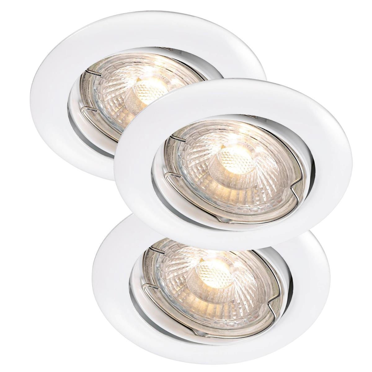 Nordlux Recess 3er Set Einbauleuchten LED 3x175lm GU10 weiss