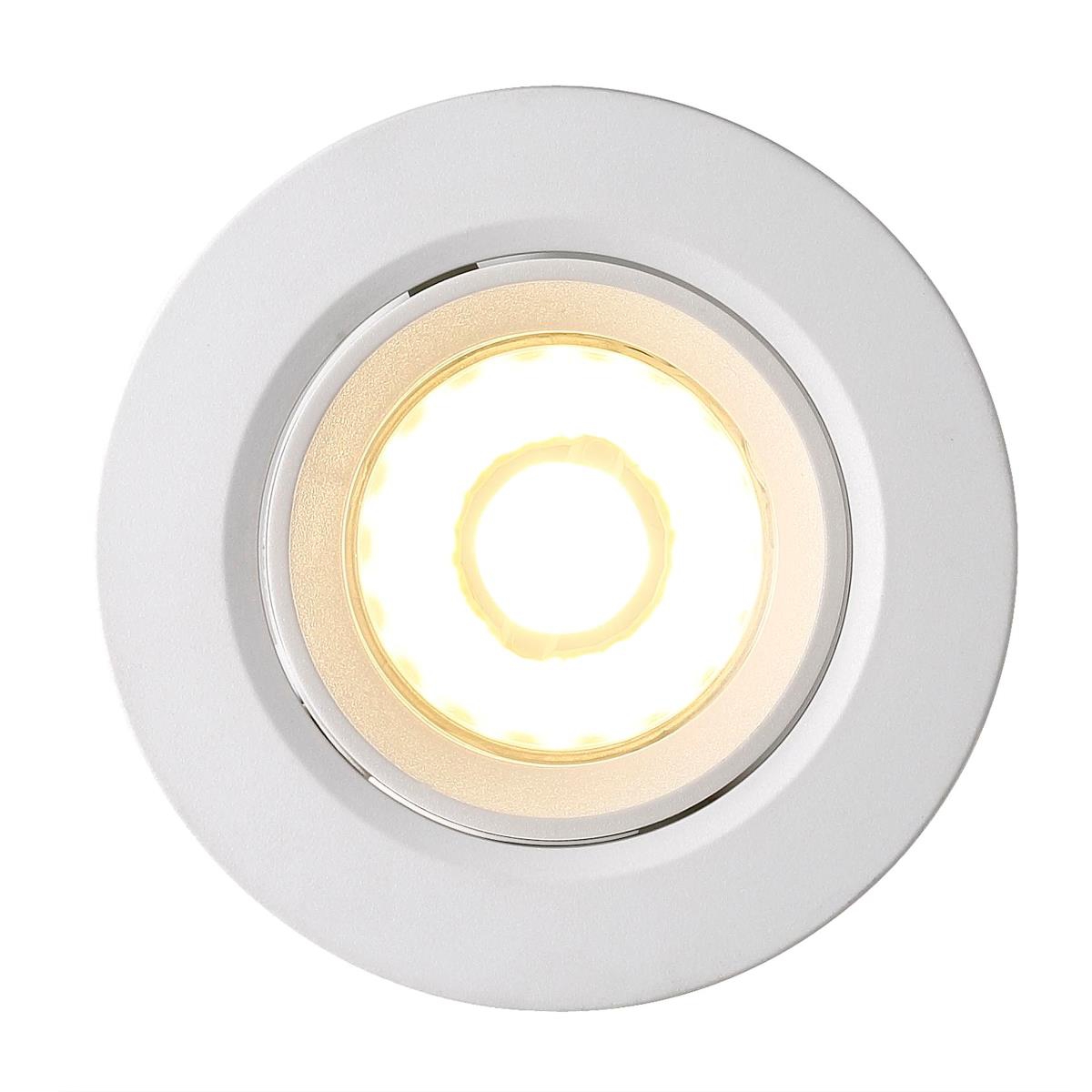 Nordlux Roar Einbauleuchte LED 6W 590lm 36- dimmbar weiss rund unter Einbauleuchten > Flurbeleuchtung > Nach Raum