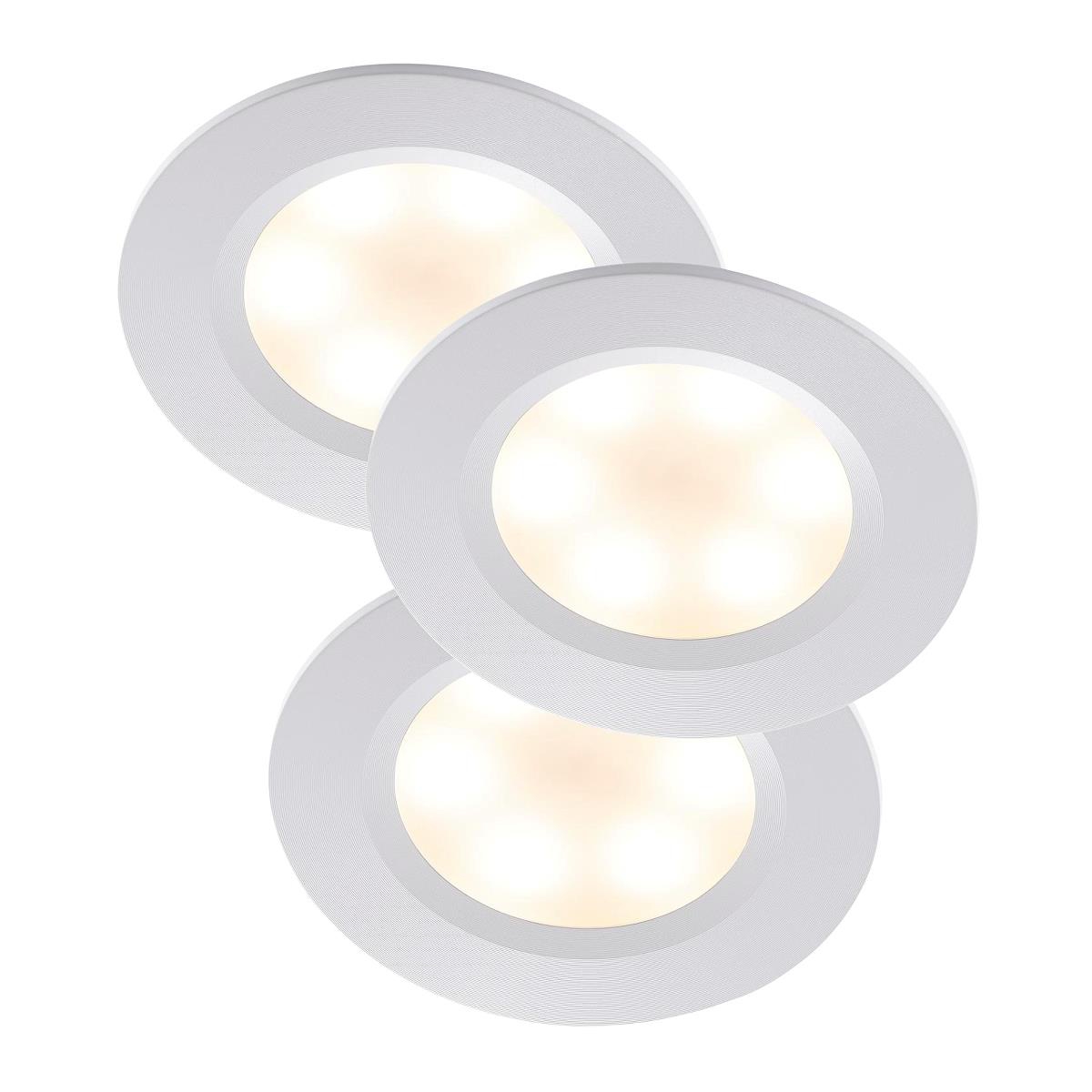 Nordlux Rogue 3er Set Einbau-Aufbauleuchten Led 3x300lm 120- weiss