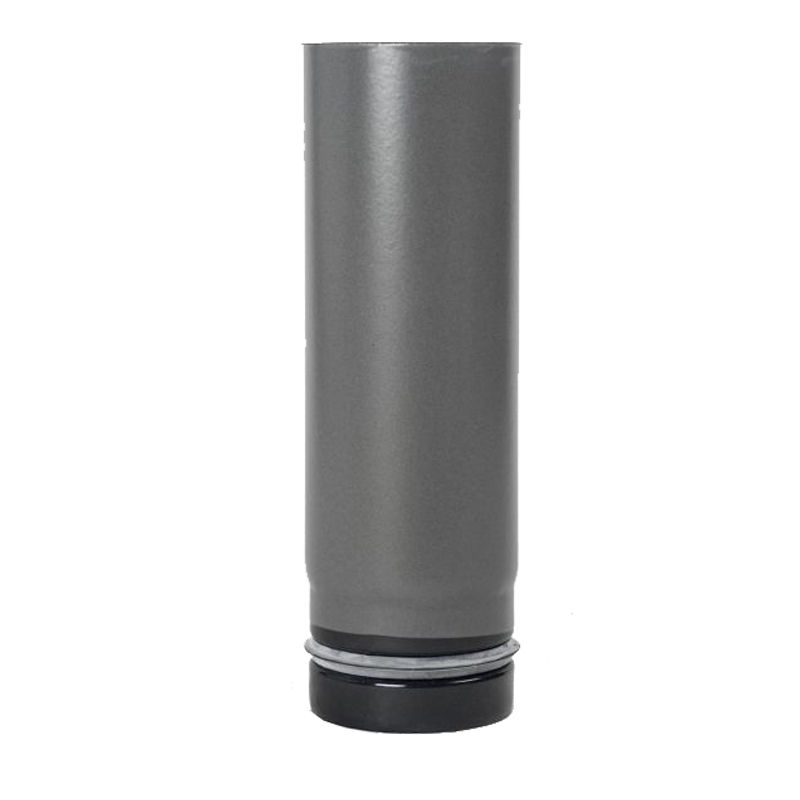 Pellet- Ofenrohr 0-25m DN 100mm gussgrau emailliert