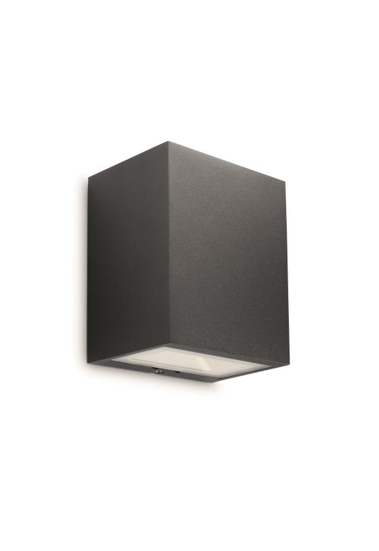 Philips Led-wandaussenleuchte Flagstone 1-flg- schwarz