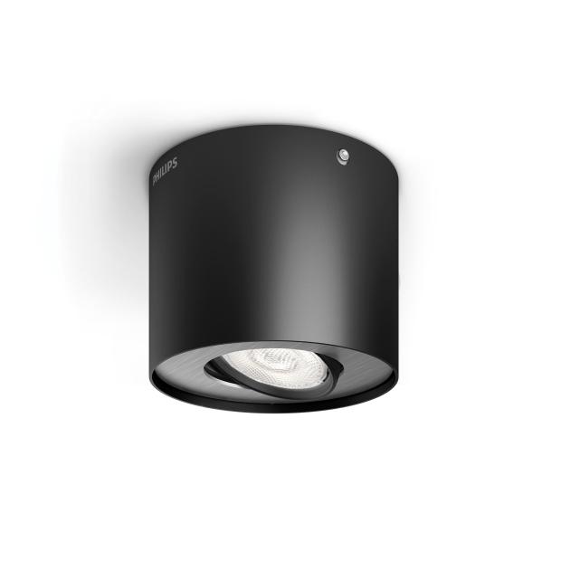 Philips myLiving LED Spot 1flg- Phase 533003016- 500lm- schwarz
