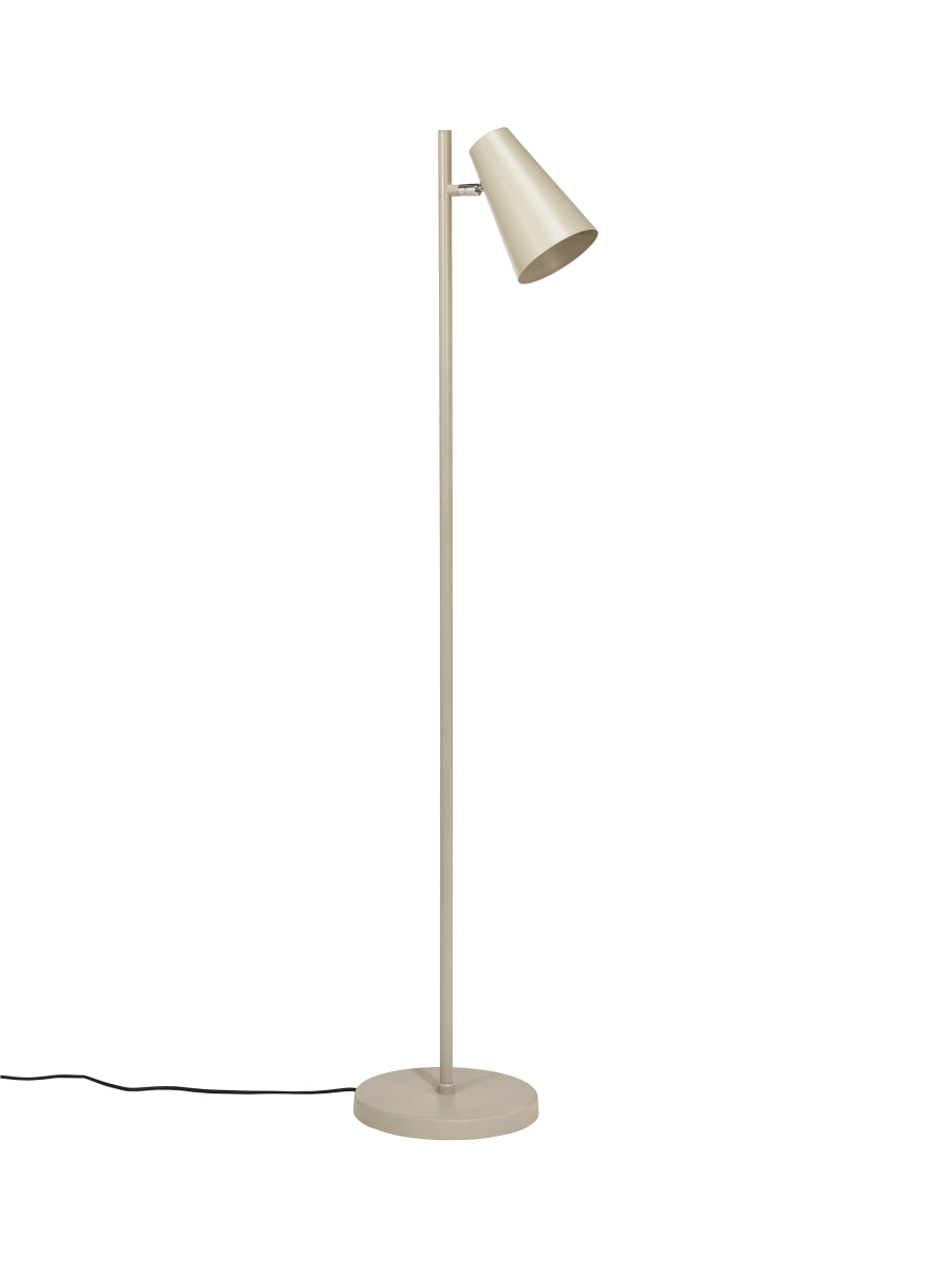 PR Home Cornet Stehlampe beige 1 Arm E27 145cm mit Schalter am Lampenkopf