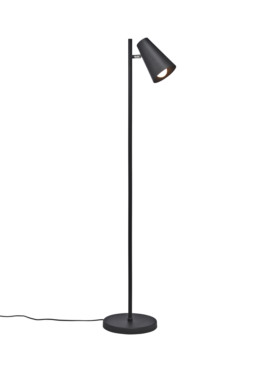 PR Home Cornet Stehlampe schwarz 1 Arm E27 145cm mit Schalter am Lampenkopf unter Stehleuchten