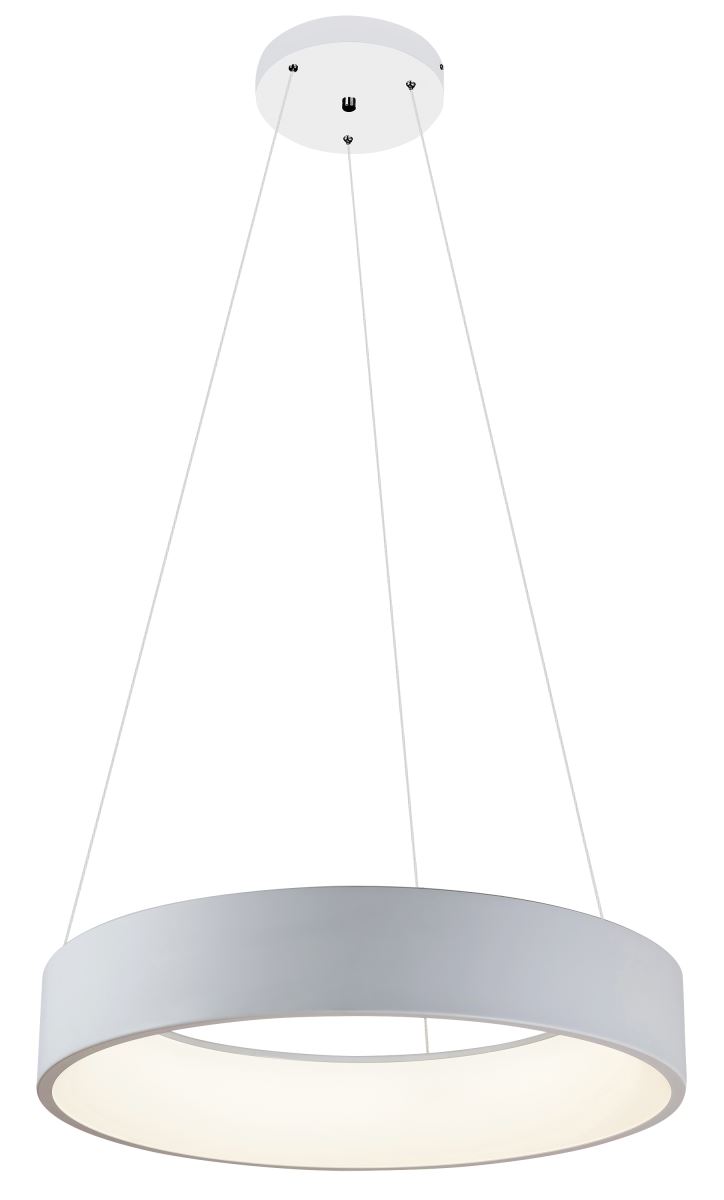 Rabalux Adeline LED Pendelleuchte matt weiss 600mm indirektes Licht rund