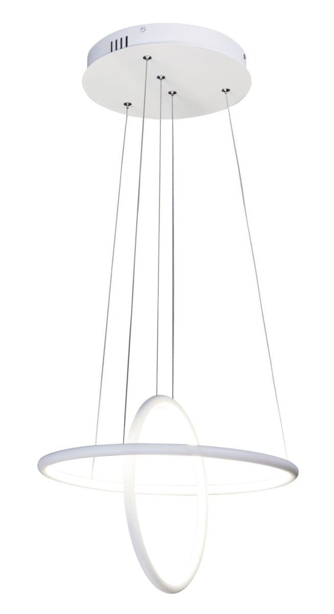 Rabalux Donatella LED Hngeleuchte weiss- chrom 2-flg- 2300lm 4000K