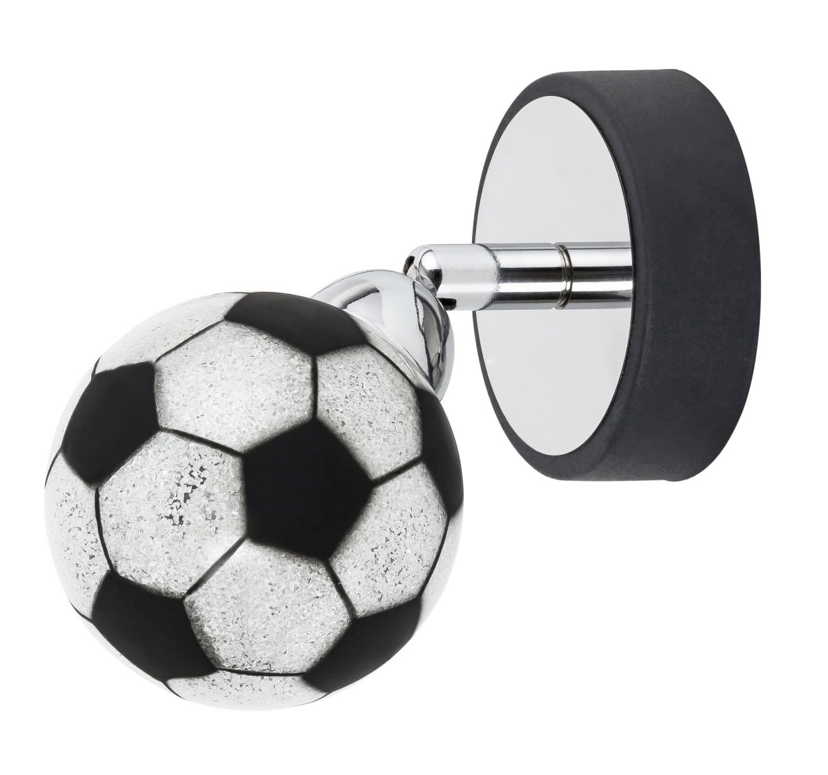 Rabalux Frankie LED Wandstrahler Fussball schwarz weiss G9 400lm 4000K