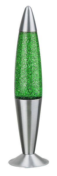 Rabalux Glitter Lavalampe 1x E14 grn- silber
