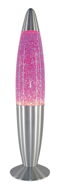 Rabalux Glitter Lavalampe 1x E14 rosa- silber