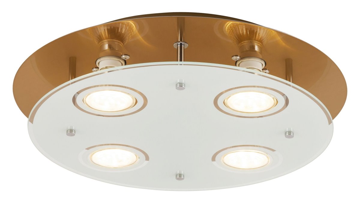 Rabalux Naomi LED Deckenleuchte bronze 4xGU10 a 400lm 3000K