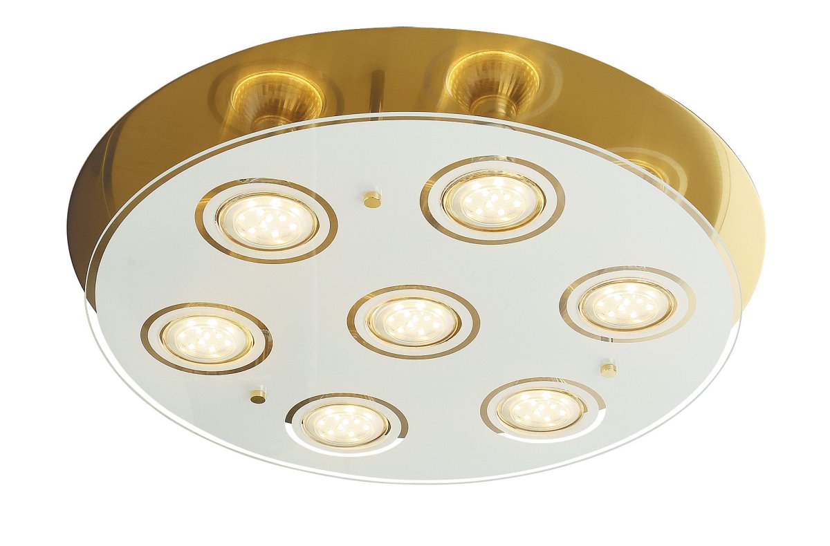 Rabalux Naomi LED Deckenleuchte bronze 7xGU10 a 400lm 3000K