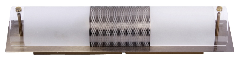 Rabalux Periodic Wandleuchte 2x E14 bronze- klar- Milchglas