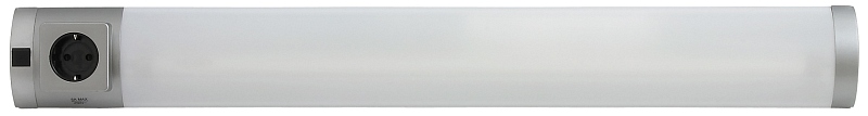 Rabalux Soft Unterbauleuchte 1x G13 T8 silber 730mm mit Steckdose unter Unterbauleuchten > Rabalux > Beleuchtung