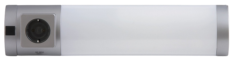 Rabalux Soft Unterbauleuchte 1x G23 silber 385mm mit Steckdose unter Unterbauleuchten > Rabalux > Beleuchtung