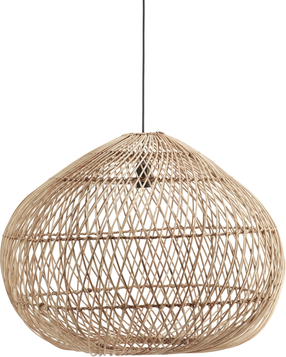 Rattan Hngelampe aus geflochtenen Naturmaterial PR Home Karen ca- 70cm E27