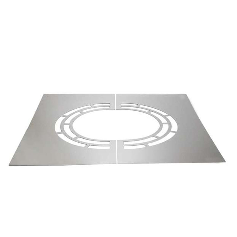 Schiedel ICS Abdeckblende mit Hinterl�ftung zweiteilig 30-45- 130mm f�r DN 80mm