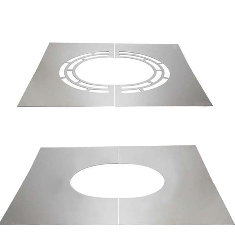 Schiedel ICS Abdeckblende mit oder ohne Hinterl�ftung DN 80-300mm 0-45-