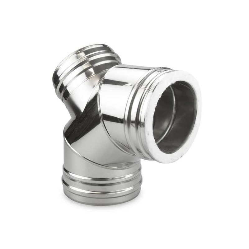Schiedel ICS Bogen 85- DN 100mm mit Revisionsverschluss f�r �l-Gas