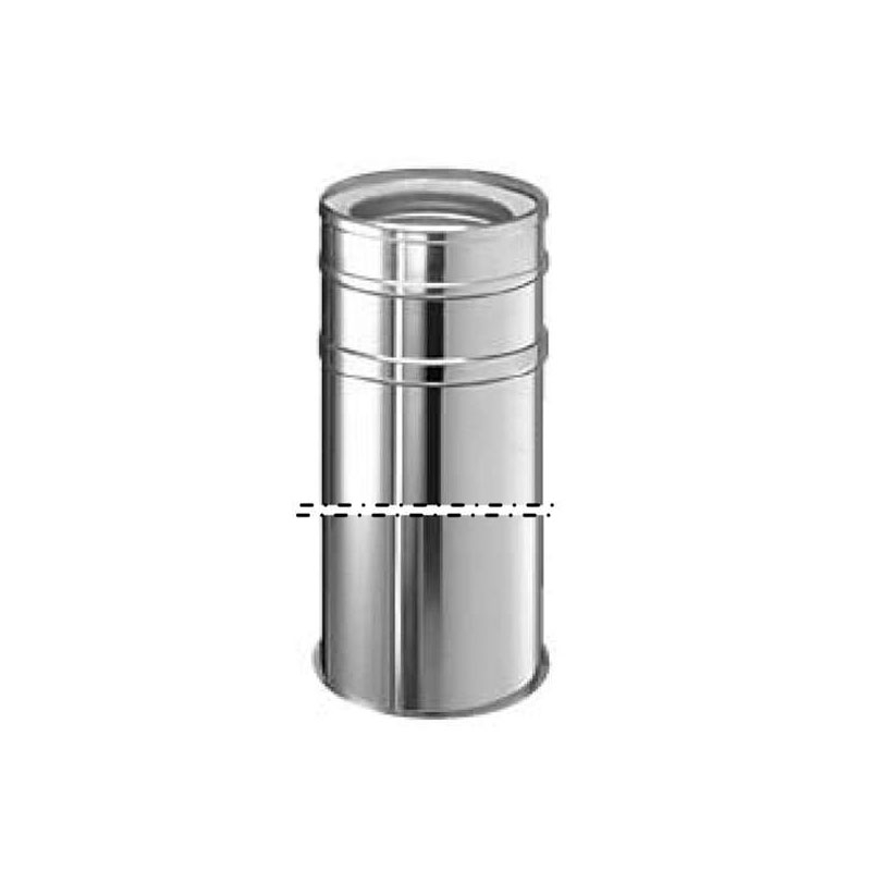 Schiedel ICS Fussteil k�rzbar f�r Bodenmontage DN 180mm mit Ablauf unten