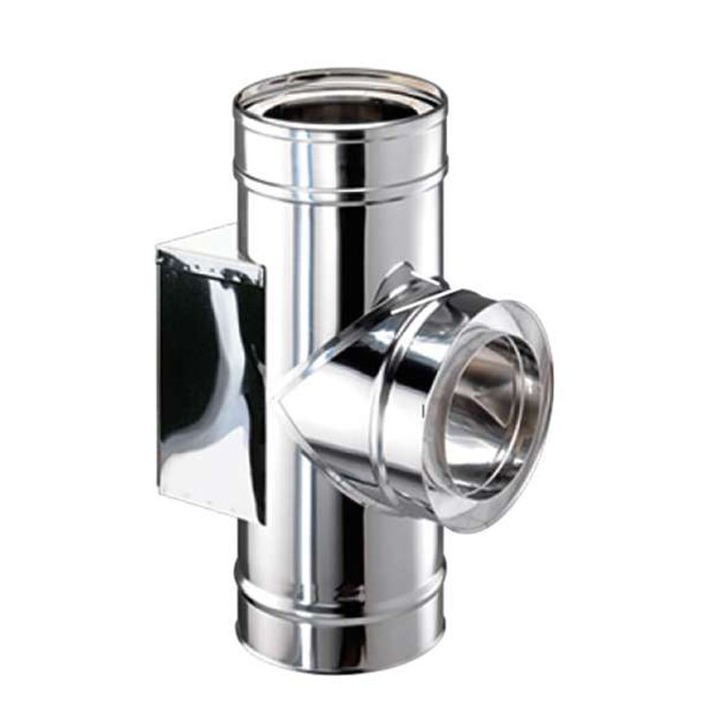Schiedel ICS Rauchrohranschluss 90- mit Putzt�ranschluss eckig DN 300mm