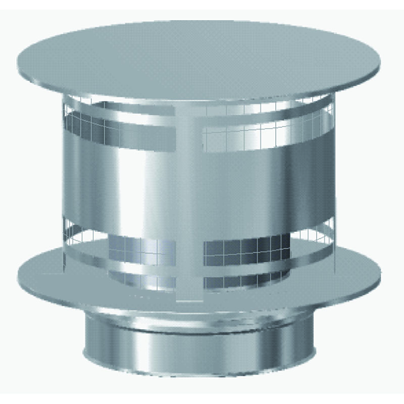 Schiedel ICS Regenhaube AntiSplash mit Funkenschutzgitter DN 130mm