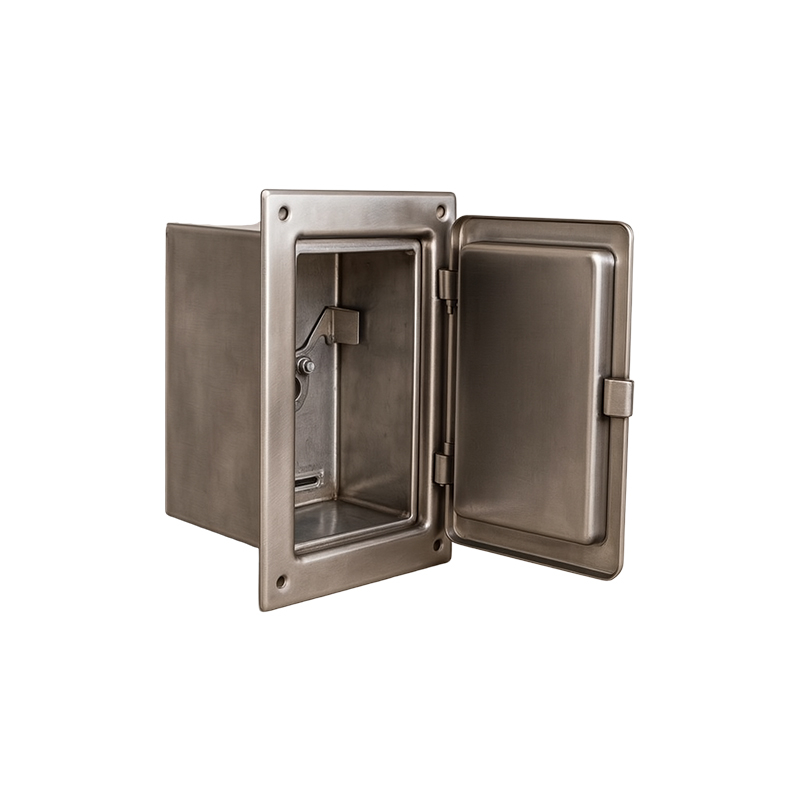 Schiedel Russschutzt�r mit Stutzen f�r ICS PA eckig DN 250mm
