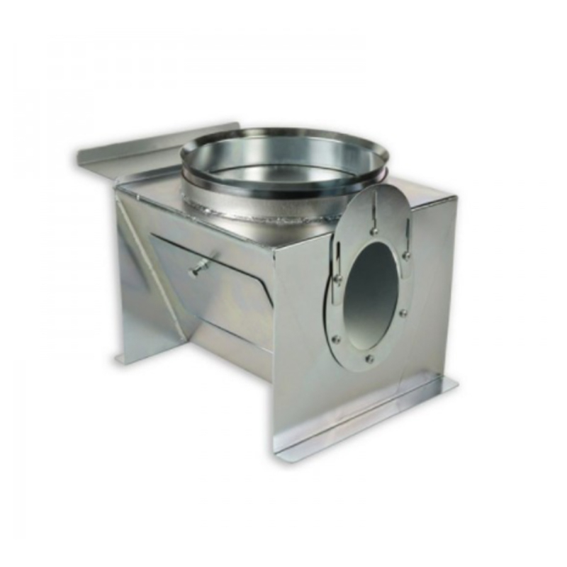 Schneckenkasten f�r Pelletsilo - Anschluss f�r F�rderschnecke