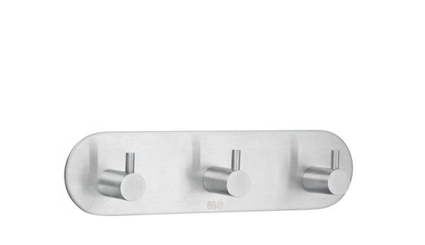 Smedbo Design 3-Fach Hakenleiste Edelstahl gebrstet B1103 unter Haken und Hakenleisten > Garderoben > Accessoires