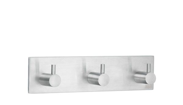 Smedbo Design 3-Fach Hakenleiste Edelstahl gebrstet B1107 unter Haken und Hakenleisten > Garderoben > Accessoires