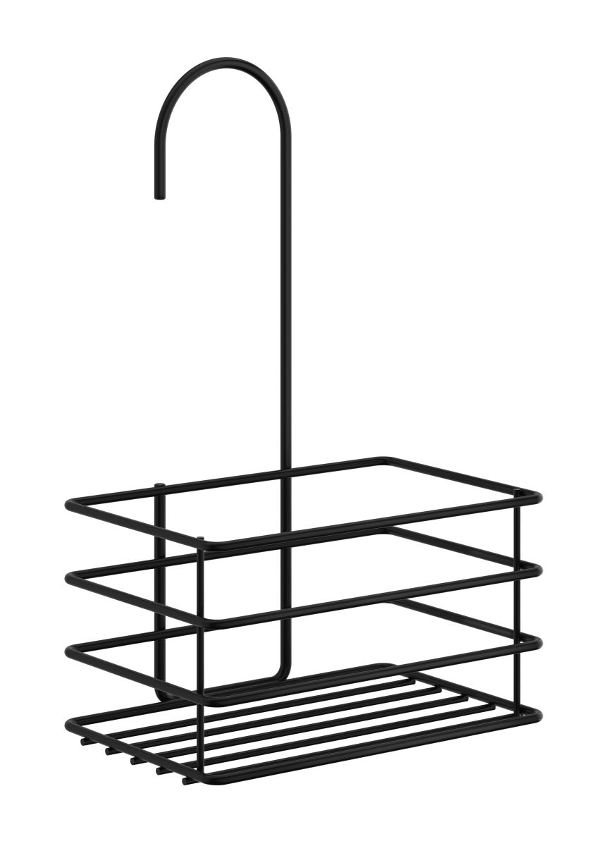Smedbo Design Duschkorb fr Duscharmaturen Edelstahl schwarz BB1216 unter Dusch- und Seifenkrbe > Smedbo