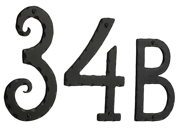 Smedbo Hausnummern Buchstabe A Schmiedeeisen schwarz Artikel Nr- S201 unter Hausnummern und Schilder > Smedbo > Nach Raum