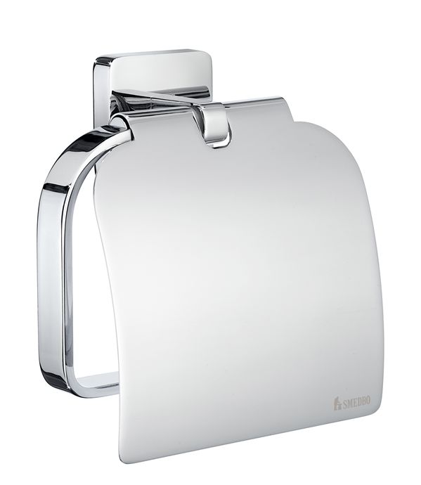 Smedbo Ice Toilettenpapierhalter mit Deckel OK3414