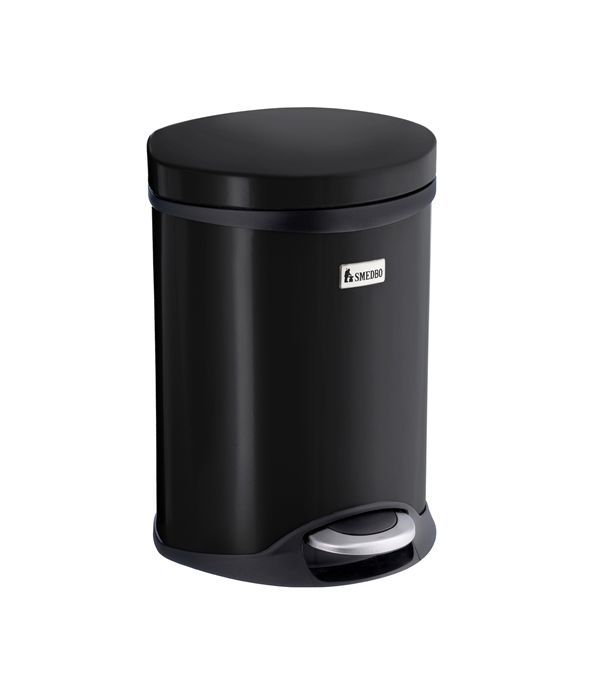 Smedbo Outline Lite Kosmetikeimer 6l schwarz FK665