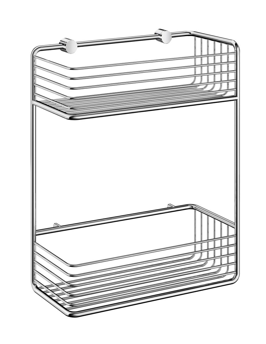 Smedbo Sideline Seifenkorb doppelt chrom DK1111 unter Dusch- und Seifenkrbe > Smedbo