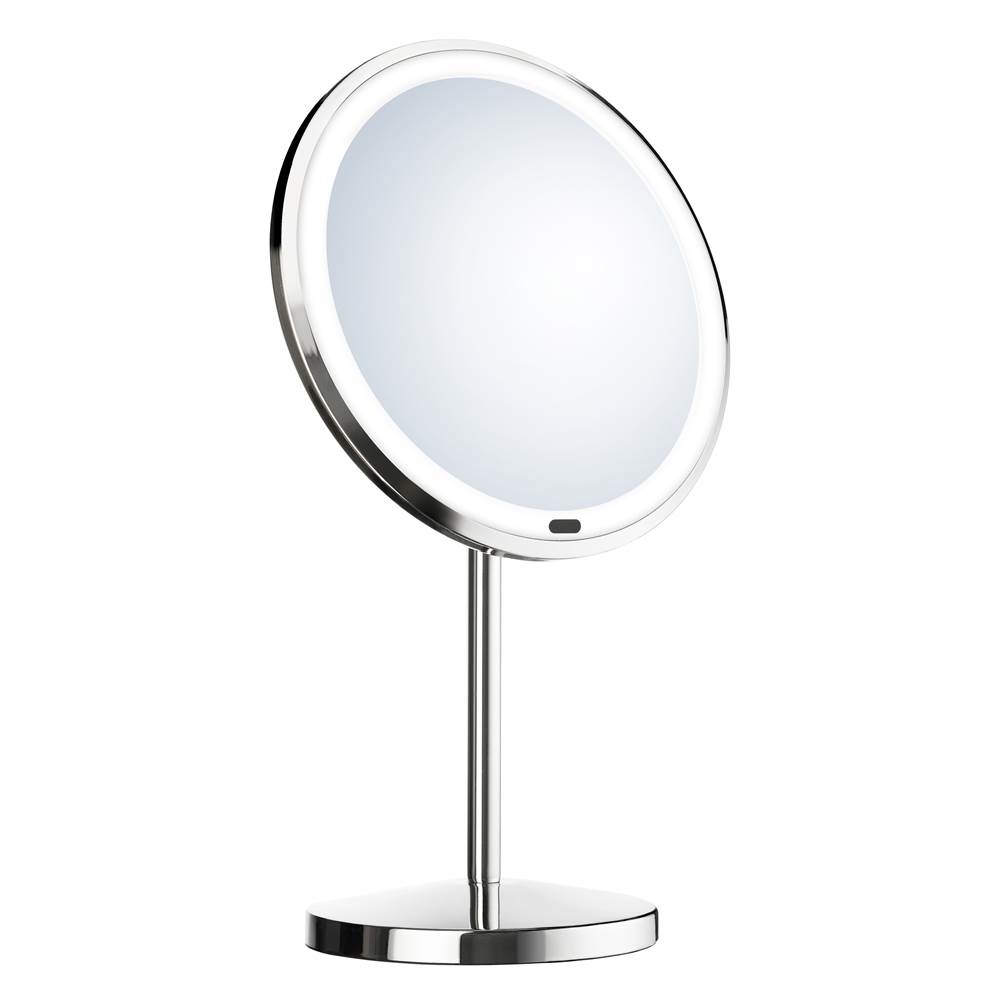 Smedbo Stand LED Kosmetikspiegel 7-fach vergrsserung und Sensortechnik rund Z625
