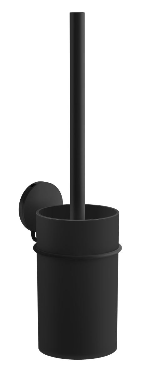 Smedbo WC-Brste mit Behlter selbstklebend schwarz BB333