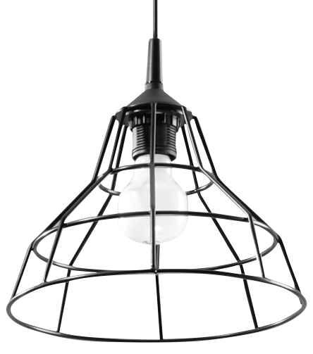 Sollux ANATA Vintage Hngelampe schwarz 1-flg- E27